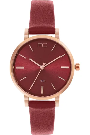 French Connection Women Dial & Leather Straps Analogue Watch FCN00071B