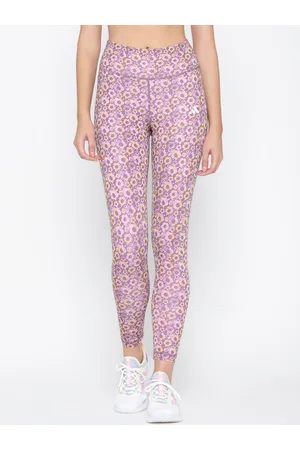 adidas TE AOP Women Printed High Rise Ankle Length Tights