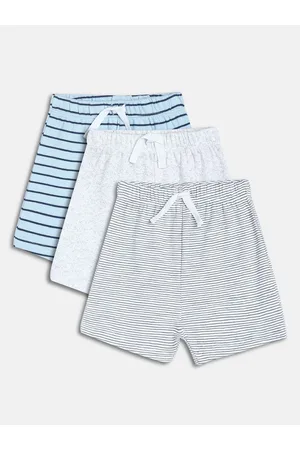 MINI KLUB Boys Blue Striped Technology Shorts