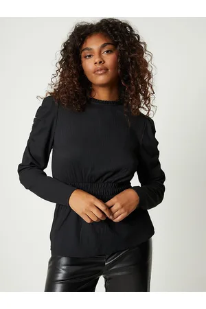 Dorothy Perkins Textured Cinched Waist Top