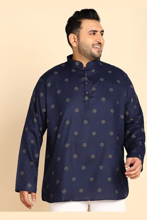 Sztori Ethnic Motifs Printed Mandarin Collar Short Kurta