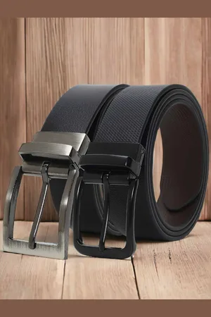 CRUSSET Men Set Of 2 Leather Reversible Formal Belt