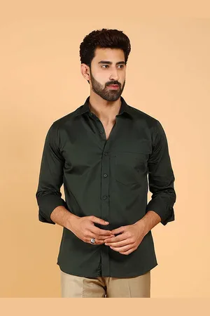 Blue Bird Premium Satin Casual Shirt