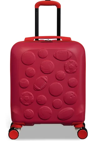 IT Luggage Half Time Kids Textured Hard-Sided Cabin Trolley Bag
