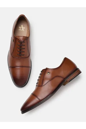 Arrow Men Solid Orion Formal Leather Oxfords