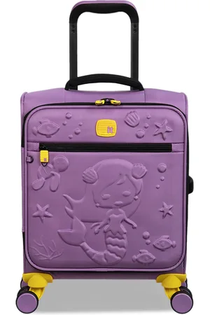 IT Luggage Mermaid Kids Textured Hard-Sided Cabin Trolley Suitcase