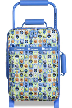 IT Luggage Curiosity Kids Printed Soft Sided Trolley Suitcase