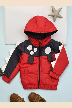 V-Mart Kids Colourblocked Lightweight Hood Bomber Jacket
