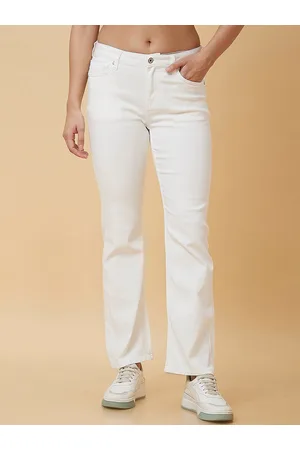 Being Human Women Bootcut Clean Look Stretchable Light Fade Jeans