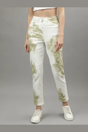 ICONIC Women Abstract Printed Slim Fit Jeans
