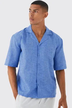 Boohoo Slub Effect Casual Shirt