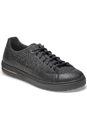 Birkenstock Bend Low Dip Black Narrow Width Natural Leather/Textile/Felt Sneakers
