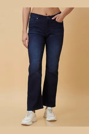 Being Human Women Bootcut Clean Look Stretchable Light Fade Jeans
