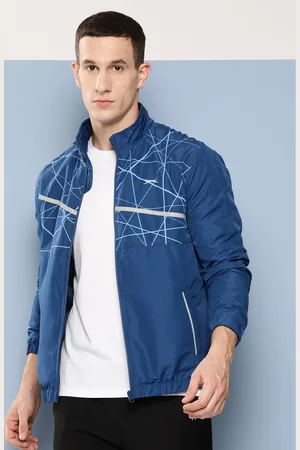Slazenger Men Printed Reflective Ultra Dry Bomber Jacket