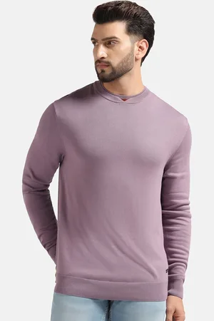 Blackberrys Round Neck Long Sleeves Cotton Pullover
