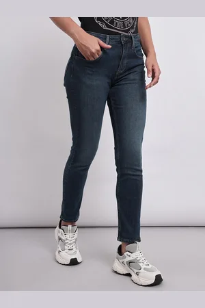 Lee Women Slim Fit High-Rise Light Fade Jeans