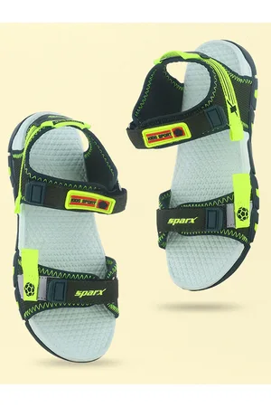 Sparx Kids Textured Sports Sandals With Velcro Closure