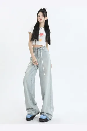 LULU & SKY Women Regular Fit High-Rise Cotton Jeans