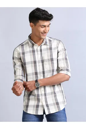 Bushirt Classic Checked Corduroy Weave Casual Shirt