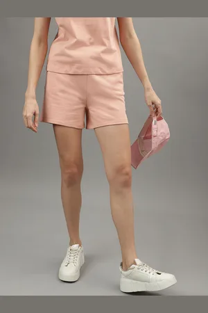 ICONIC Women Mid Rise Pure Cotton Shorts