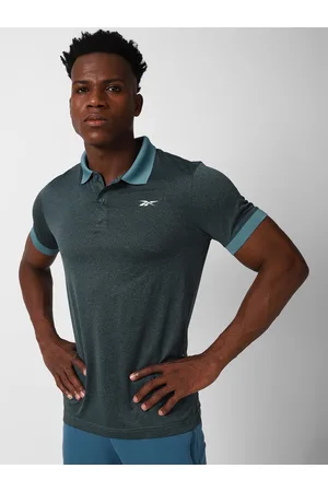 Reebok Slim-Fit Polo Neck T-Shirt
