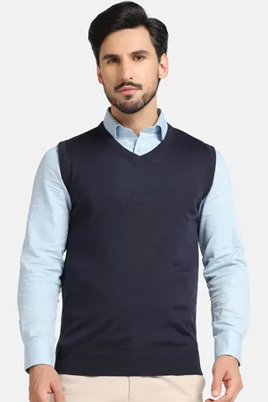 Blackberrys V-Neck Acrylic Sweater Vest
