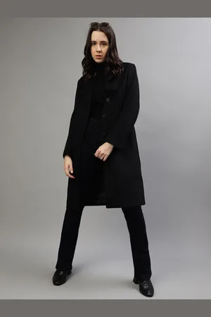 GANT Notched Lapel Collar Single-Breasted Overcoat