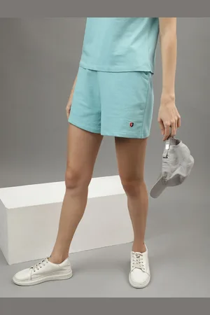 ICONIC Women Mid-Rise Pure Cotton Shorts