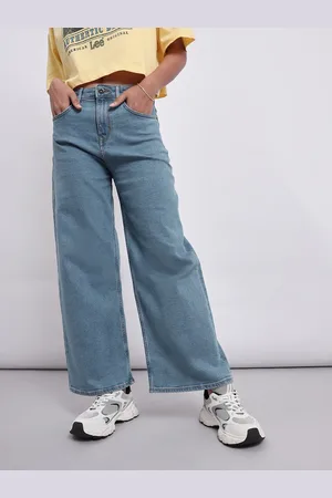 Lee Women Flared Mid-Rise Clean Look Stretchable Jeans