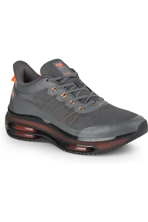 JQR Men MAX Grey Mesh Running Non-Marking Shoes