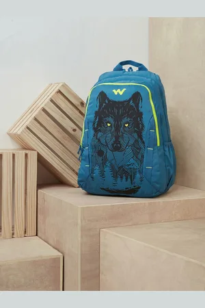 Wildcraft Unisex Blue & Black Graphic Printed Daredevil Backpack