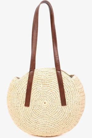 HABERE INDIA Textured Jute Shoulder Bag
