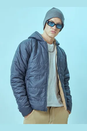 Bewakoof Long Sleeves Hooded Oversized Puffer Jacket
