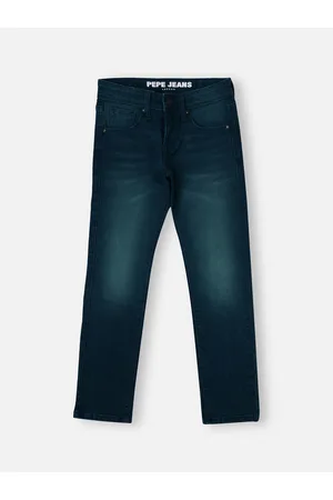 Pepe Jeans Boys Slim Fit Heavy Fade Stretchable Clean Look Jeans