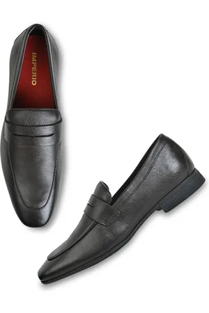 Regal Men Textured Leather Formal Loafers