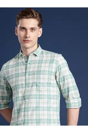 Mast & Harbour Men Standard Checked Pure Cotton Casual Shirt