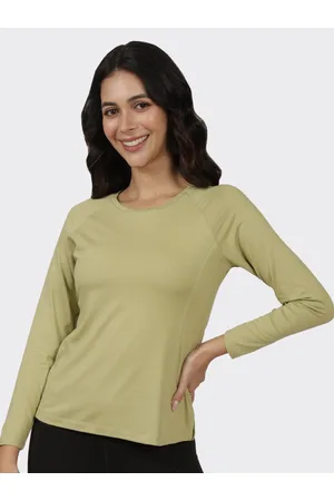BlissClub Round Neck Slid Slit T-shirt