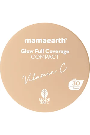 Mamaearth Glow Full Coverage Compact SPF 30 - 9 g - Almond Glow