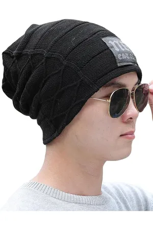 AlexVyan Self Design Acrylic Beanie
