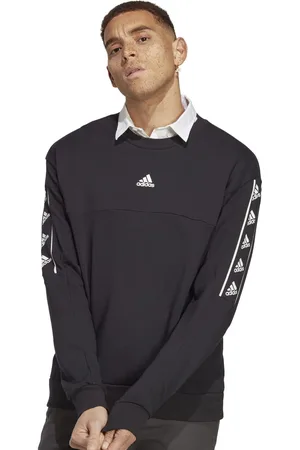adidas M TAPE SWT Long Sleeves Pullover Pure Cotton Sweatshirt