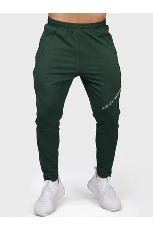 FUAARK Men Slim-Fit Mid-Rise Antimicrobial Joggers