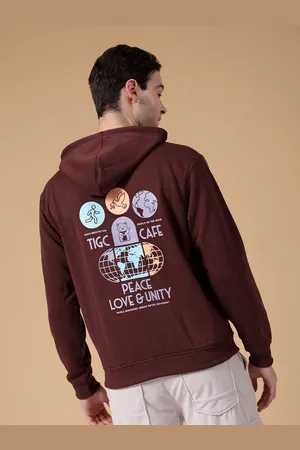 The Indian Garage Co Graphic Printed Hooded Pullover
