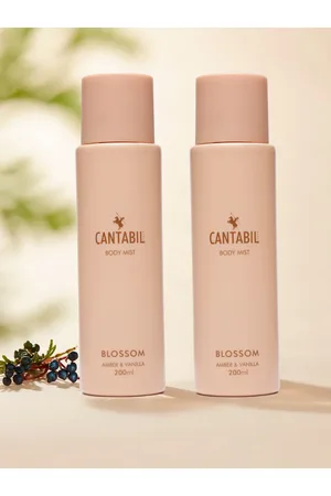 CANTABIL Set of 2 Blossom Amber & Vanilla Body Mist - 200ml Each