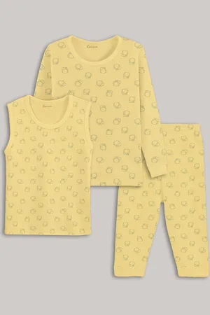 Kanvin Girls 3-Pieces Printed Thermal Set