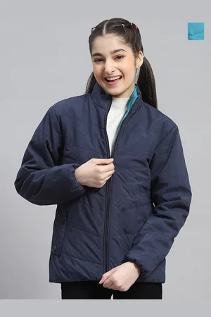 Monte Carlo Girls Reversible Mock Collar Padded Jacket