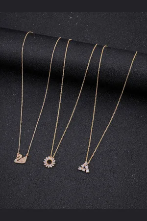 DressBerry Set Of 3 Gold-Plated Antique Chain