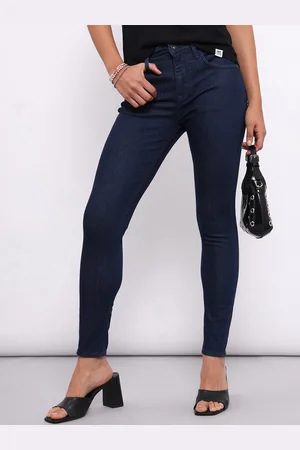 Lee Women Skinny Fit High-Rise Clean Look Stretchable Jeans