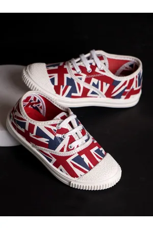 YK Boys Printed Mesh Lightweight Comfort Insole Sneakers