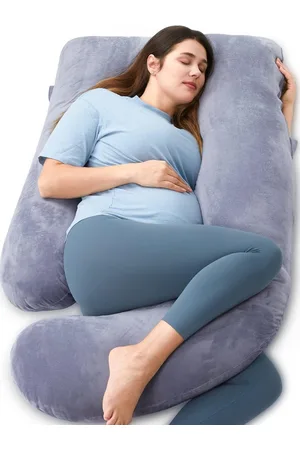 Pum Pum Grey Velvet Soft Maternity Pillow