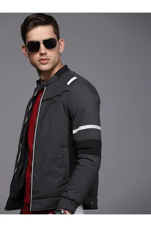 DUCATI Brand Logo Printed Padded Jacket
